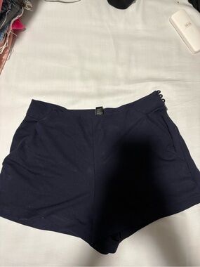 High-Waist Navy Women's Shorts